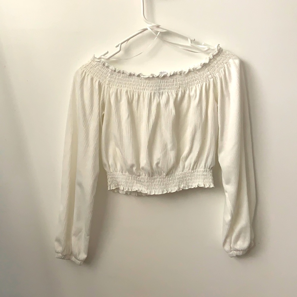 Off the Shoulder Long Sleeve